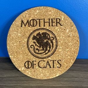 Mother of Cats Cork Hot Mat